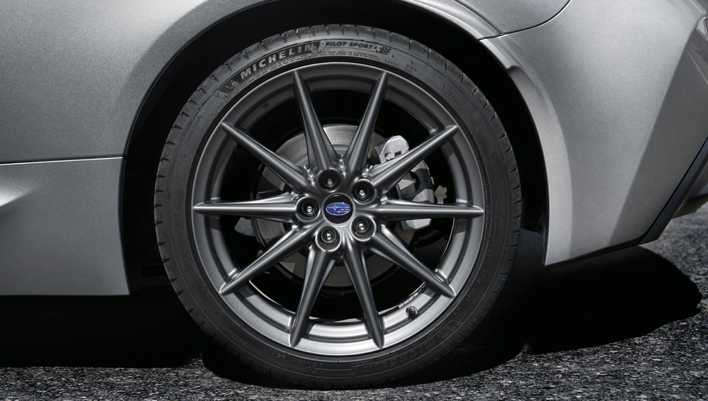 2022 Subaru BRZ Track-Inspired Brakes, Wheels and Tires